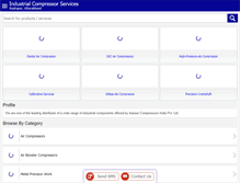 Tablet Screenshot of compressorcare.co.in